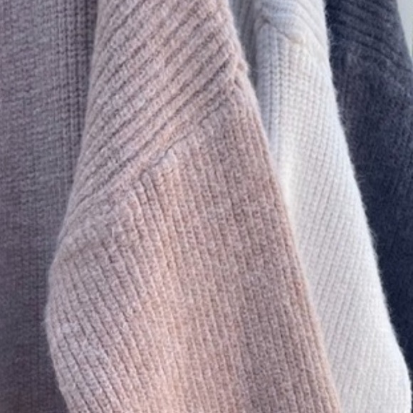 GORGEOUS Chunky Thick Oversized Long Over Knee Rib Tan Brush Soft Cardigan Coat - Picture 14 of 14